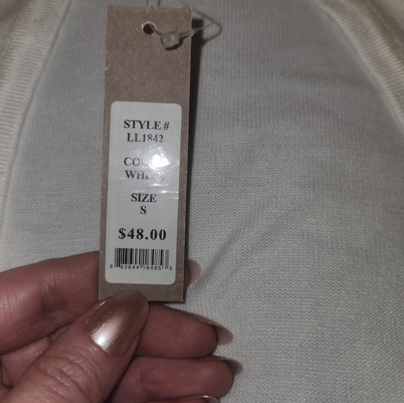 Luxxe Lane Cardigan with lace trim NWT - Picture 3 of 3